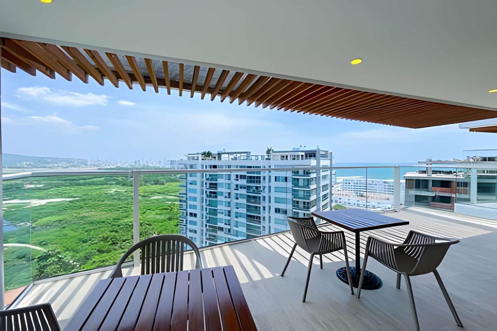 2 Dormitorios Jacuzzi Y Vista Mar. Frente A Playa Cartagena Exterior photo